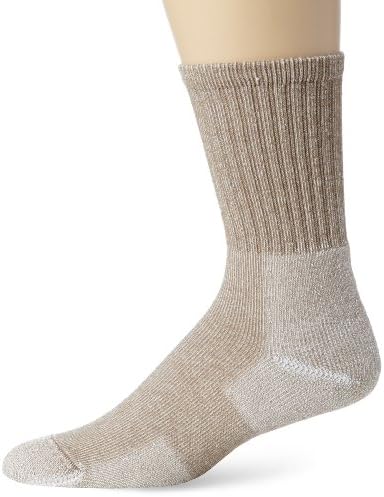 Thorlo Men's Ultra Lite Hiking Crew Sock, Cornstalk Brown, Large