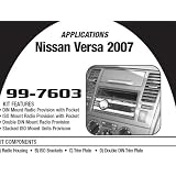 Brand New 99-7603 2007 Nissan Versa In-dash Cd Player Mounting Kit to Replace Factory... 