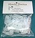 The Original SHADE DOCTOR ~ DRAPERY Traverse CURTAIN ROD Carrier SLIDES 25-Pack