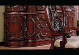 Master Dining Room Carved Birch Wood Buffet Server