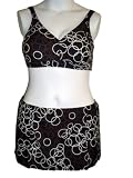 INC International Concepts Bikini Top Skirtini 2 PC Swimsuit Set