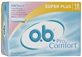 O.B. Pro Comfort Tampons, Super Plus Absorbency, 18 ct.