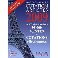 Dictionnaire cotation des artistes : Guid'Art
