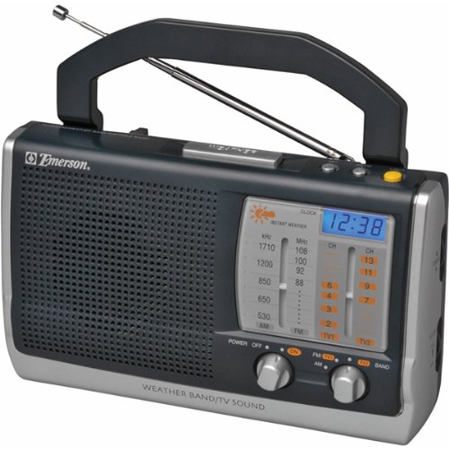 EMERSON PORTABLE RADIO TV/AM/FM/WEATHER NIC