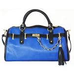 Steve Madden Blue Leather Handbag Cobalt Blue Doctor