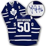 JONAS GUSTAVSSON Toronto Maple Leafs SIGNED RBK Jersey