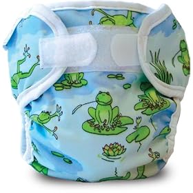 Bummis Super Whisper Wrap, Froggy Pond, 15-30 Pounds