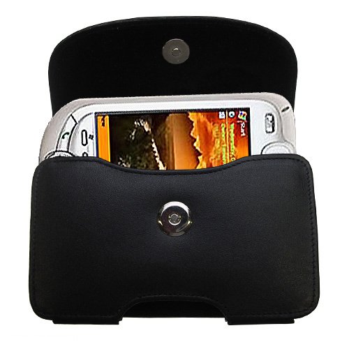 Horizontal Leather Case with Belt Clip/Loop for the i-Mate PDA2k