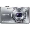 Sony DSC-WX100S Cyber-shot Digitalkamera (18 Megapixel, 10-fach opt. Zoom, 6,7 cm (2,7 Zoll) Display, Schwenkpanorama) silber