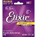Elixir Strings Acoustic Guitar Strings, 6 String, Medium POLYWEB Coating