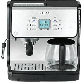 Krups XP2070 Programmable Combination Coffee Espresso Machine