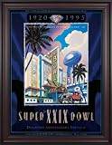 Framed Canvas 36 x 48 Super Bowl XXIX Program Print | Details: 1995, 49ers vs Chargers