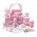 Pink Baby Girl Soft Basket Set