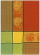 Waffle Weave 100% Cotton Pumpkin Orange Dishtowel 18" X 28" Set / 6