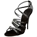 Giuseppe Zanotti Women's E90433 Ornamented Sandal,Nero,36 EU (US Women's 6 M)