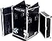 DEEJAY LED TBH Flight CASE 11U Slant Mixer 16U Vertical Rack System W/Caster Board & Side Table (TBH11M16UCT)