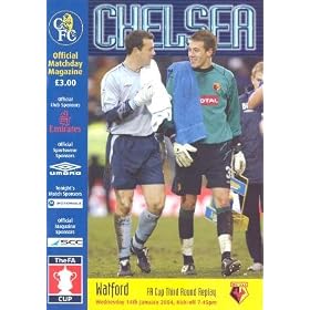 Chelsea v Watford official programme 14/01/2004