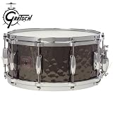 Gretsch 6.5 x 14 Hammered Black Steel Snare Drum. Also includes LP Rumba Shaker (#LP201BK)