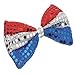 4th of July Set, Patriotic Sequin Blinking Hat, 4th of July Shutter Shade Glasses, Patriotic Bow Tie, Patriotic Color Pom Poms