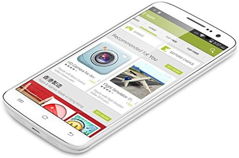 Walsun Alpha Quad Core Phone - 5 Inch 960x540 IPS OGS Screen, Air Gesture, Smart Wakeup, Narrow Bezel, Android 4.4 (White)