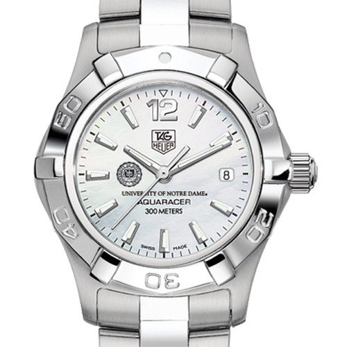 University of Notre Dame TAG Heuer Watch - Women's Steel Aquaracer Watch