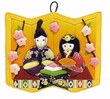 キット・きめこみ歳時記・おひなさま 金屏風