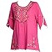 Ashir Aley Girls Embroidered Peasant Tops Mexican Bohemian Blouses
