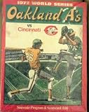 1972 World Series Program: Oakland Atletics (A's) vs Cincinnati Reds
