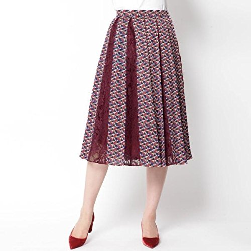 ビアッジョブルー（Viaggio blu） ジオメトリックプリーツレーススカート