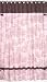 Pink and Brown Toile and Polka Dot Kids Bathroom Fabric Bath Shower Curtain