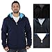 Moda Essentials Men's Fashion Sherpa Lined Hoodie Sweatshirt