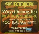 WUYI OOLONG TEA WEIGHT LOSS DIET FOOJOY WULONG WU-YI 100 BAGS