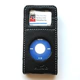 Apple iPod Nano I (Nano 1st Generation) Vertical Protector Leather Case Black 03