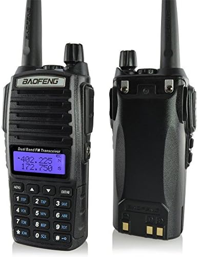 BaoFeng Pofung UV-82 Dual-Band 136-174/400-520 MHz FM Ham Two-Way Radio, Transceiver - 2-Pack