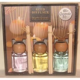 Chesapeake Bay LTD Reed Diffuser Sampler Set - 3 Bottles of Fragrance Oils: Lavender,... by Chesapeake Bay LTD