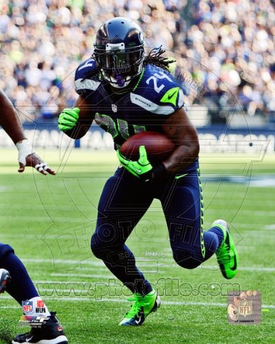 Marshawn Lynch Seattle Seahawks 2012 NFL Action Photo 8x10