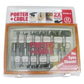 Porter Cable PCFSB12 12 Piece 1 2-Inch to 2-Inch Forstner Bit Assortment by Porter-Cable