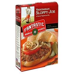 Fantastic World Foods Vegetarian Sloppy Joe Mix, 4.4-Ounce Boxes (Pack of 12)