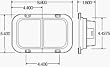 Truck-Lite Model 41 Stop/Turn/Tail Sealed Red, S/T/T RH kit 41006R