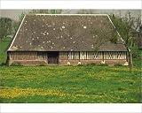 Photographic Print of Half timbered farm building near Pont Audemer, Marais Vernier, Haute Normandie,... from Robert Harding