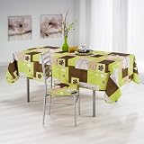 Nappe anti tache rectangulaire 150x240 cm Jasmin vert - NEUF