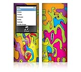 Color Monsters Decorative Skin Decal Sticker for Apple iPod Nano 4G (4th Gen) MP3 Player