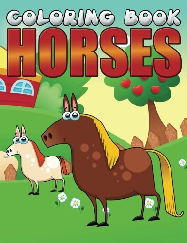 coloring book horses