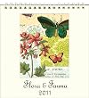 Flora & Fauna Desk Calendar Cavallini 2011