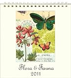 Flora & Fauna Desk Calendar Cavallini 2011