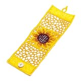 Fabric Sunflower Cuff