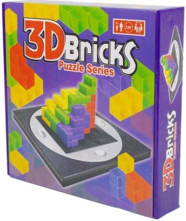 Piggy2gether - 3d Bricks Puzzle Series with Table Chess Grid Kids and Family Party Games, 7+ Years Old