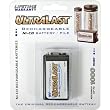 Rechargeable NiCd Batteries - 9V, Single, 120mAh