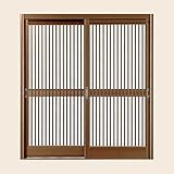 TOSTEM 玄関引戸 菩提樹 2枚建戸ランマ無 普通枠 232型(千本格子) W1640*H1847 6154