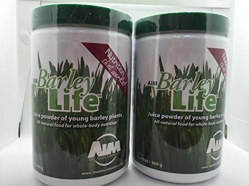 AIM BarleyLife - Family Size (12.7 oz) Barley Grass Powder (Two Pack) by AIM Companies